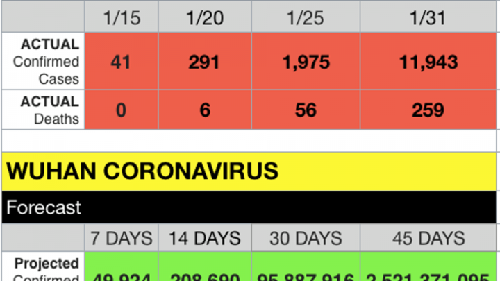 AI – controlled simulation predicts 2.5 billion infected people/ Doctors: not credible