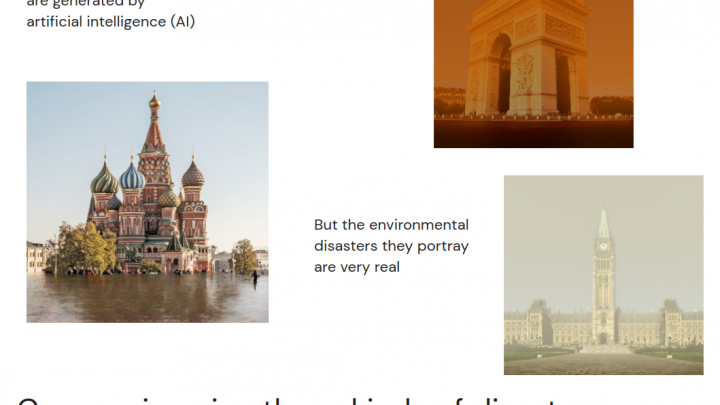 Visualize climate change with AI tool