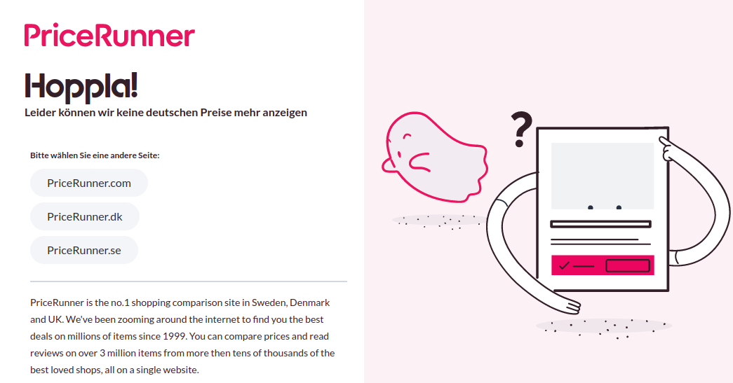 Price Runner verklagt Google und will 2,4 Milliarden Dollar