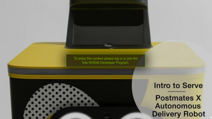 Nvidia invests again in delivery robot business