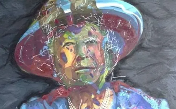 AI robot paints portrait of Queen Elizabeth