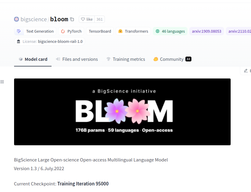 “Bloom” – another new AI language model