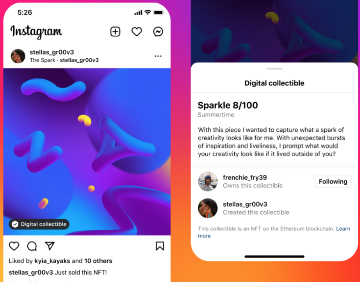Instagram will support NFTs in over 100 countries