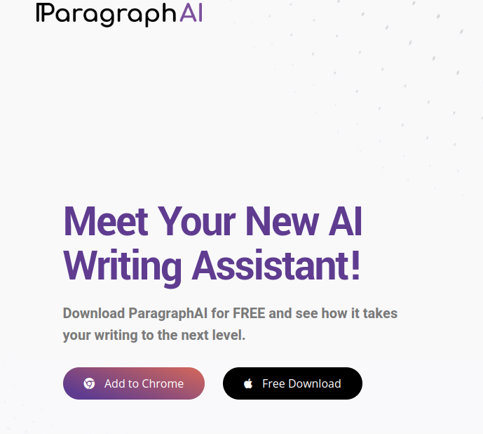 ParagraphAI provides another free ki writing assistant