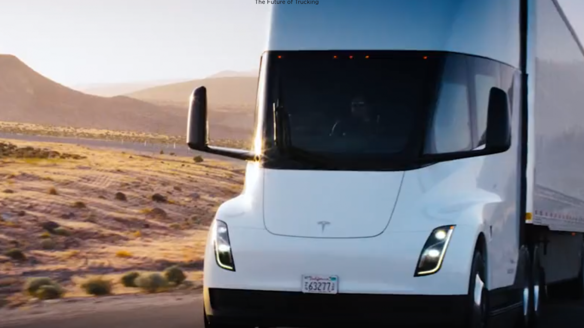 Soon to be electric – semi-trucks from Tesla on the road
