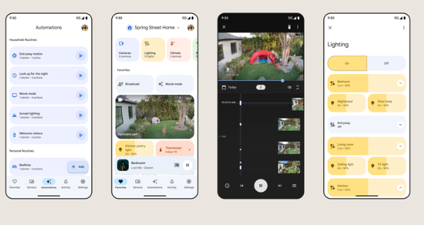 Google erweitert Home-App