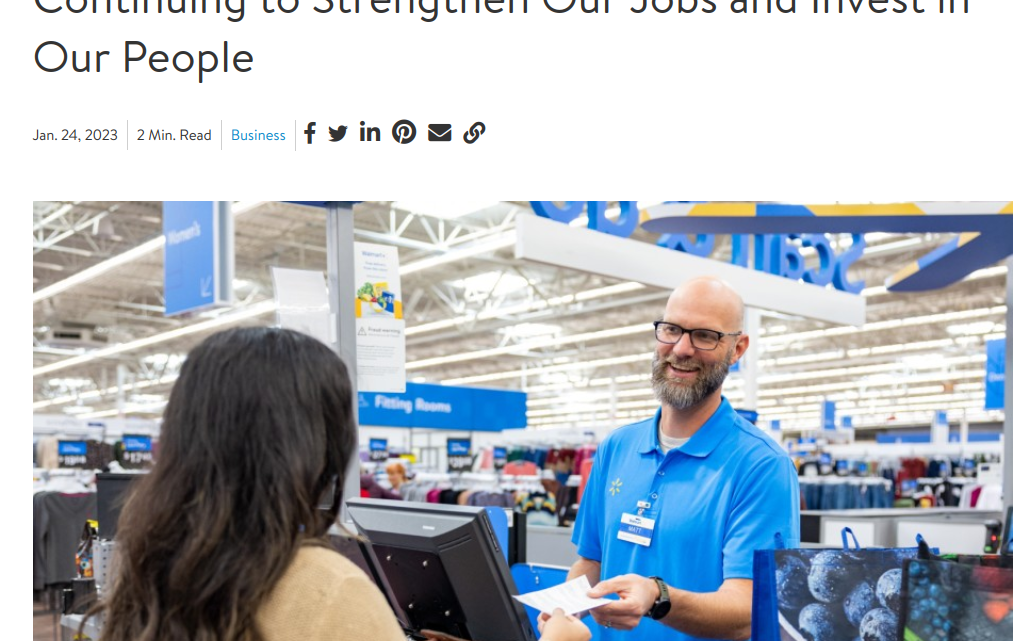 Walmart: Drei Tech – Zentren werden dicht gemacht