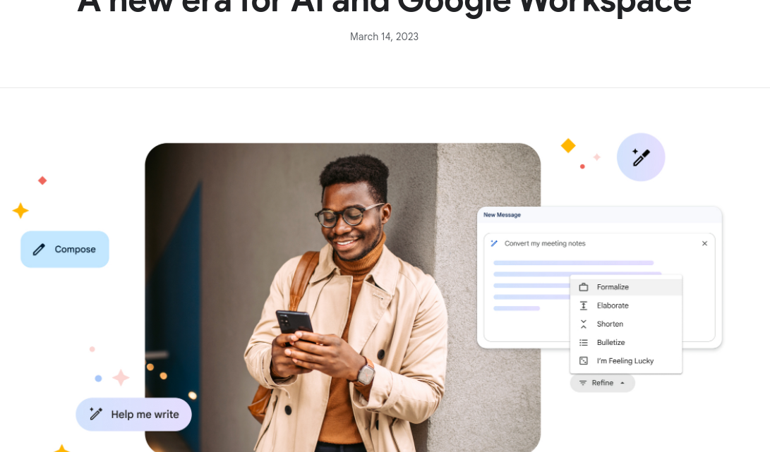 Google: Generative – KI -Tools für Workspace-Produkte
