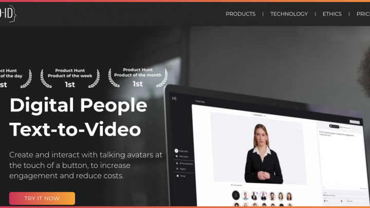 D-ID web app chats with photorealistic people