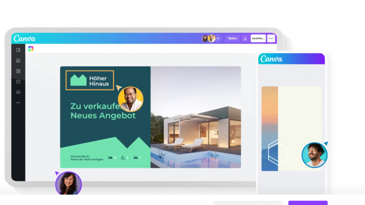 Mit Canva werden 99% Prozent der Menschen Designer