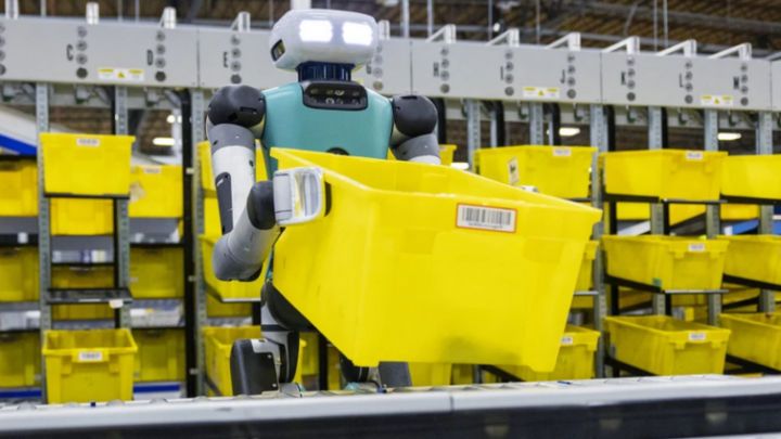 Amazon: Experimente mit zwei sehr leistungsfähigen Robotern